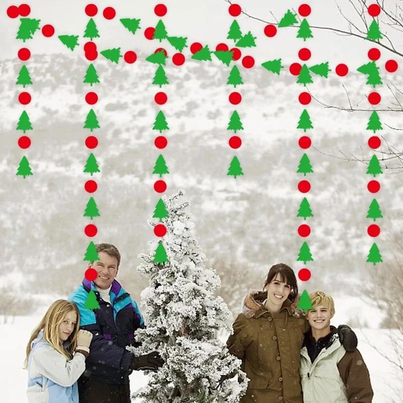 Guirlande Flocons De Neige Irisés 19.8m - Décoration Holographique Scintillante - Pour Noël, Anniversaire, Mariage - 5