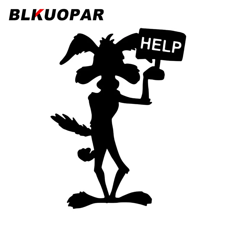 

Интересные стикеры BLKUOPAR в виде Койота и винила, наклейки на автомобиль, наклейки на окклюзию с царапинами, автомобильные аксессуары, виниловые водонепроницаемые Фотообои
