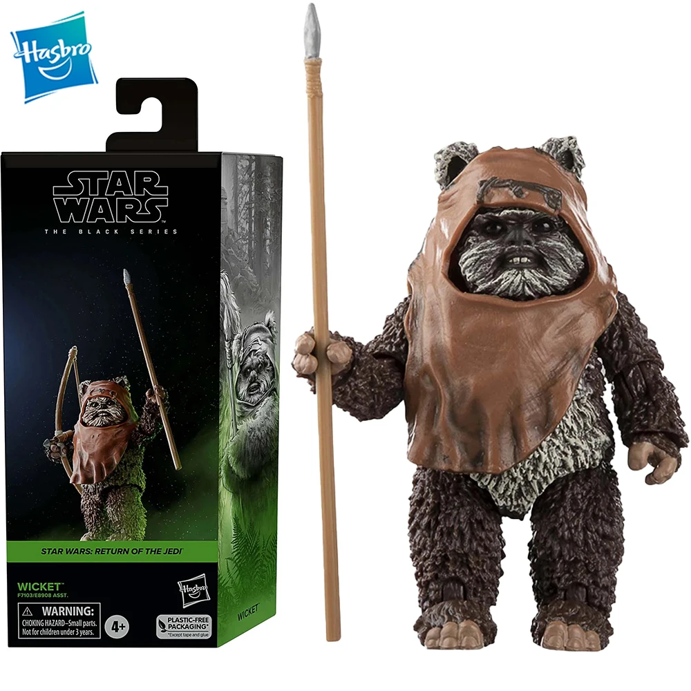 

Original Hasbro Star Wars The Black Series Return of The Jedi Wicket W. Warrick 6 inches (15cm) Action Figure Model Toy F7103