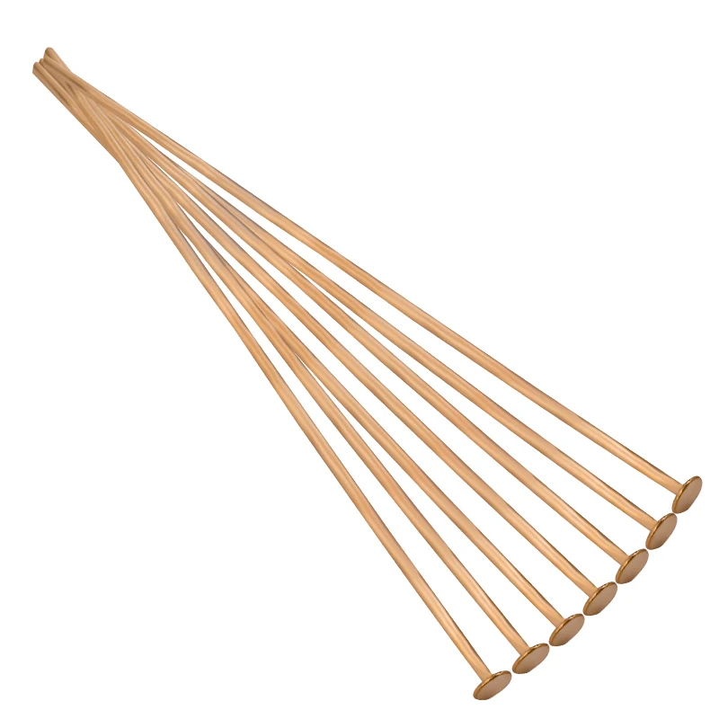 Louleur 100 stücke Flache Kopf Pins Gold Farbe Flache Nadel Nieten Für Schmuck Machen Zubehör DIY Liefert Großhandel – Detail 6
