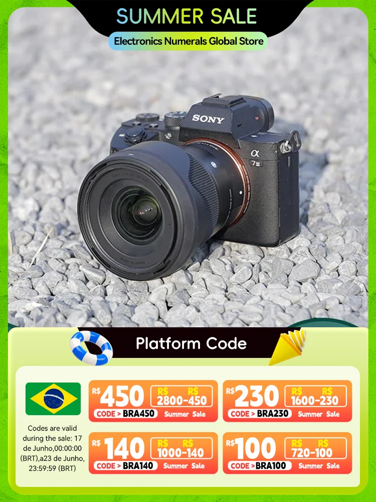 Sony A7III Full Frame Mirrorless Camera Professional Compact Digital Camera for Photography 24.2MP 4K 10FPS Video A7 III A7M3