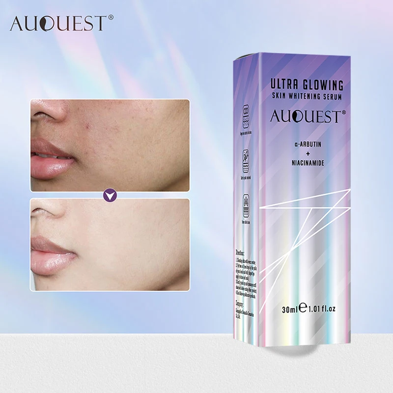 Auquest Sérum Blanchissant Niacinamide, Acide Hyaluronique, Estompe