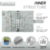 A6 Money Budget Planner Binder With Zipper Envelopes, Cash Envelopes For Budgeting, Money Organizer For A6 Cash Budget Binder 6