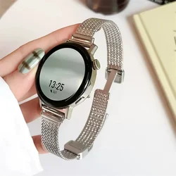Luxury Magnetic Metal Bracelet Strap - 20mm/22mm - 22MM (Silver)