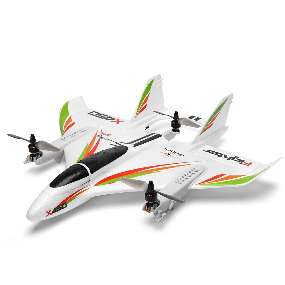 WLtoys XK X450 RC Airplane RC Glider Fixed Wing  Aircraft with 3 Models 2.4G 6CH 3D/6G RC Helicopters Vertical Takeoff  RTF 4