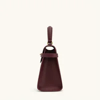 JW PEI Women's Handbag Elise Designer Fashion 2025 New Burgundy Handbag Large Square Crossbody Bag High-end Women's Bag 3