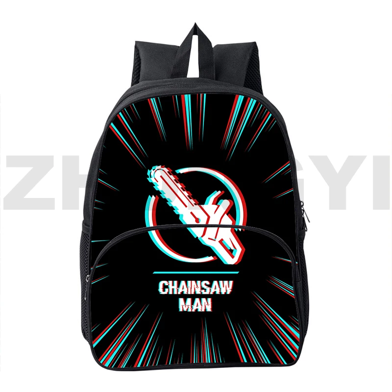

12/16 Inch Chainsaw Man デンジ Primary Middle School Students Backpack 3D Cosplay Anime Japanese Bag Trendy Executive Backpack Men