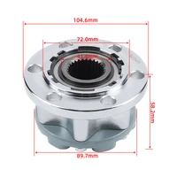 MB886389 28 Teeth Manual Freewheel Hub For Mitsubishi Pajero Montero Pickup Triton L200 L300 Manual 4WD Four Wheel Drive 2
