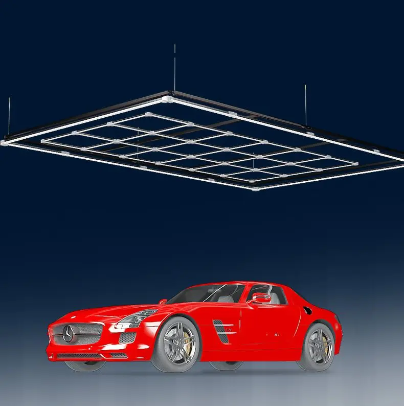

ZK20 Modern Garage Decorative Light Hexagonal Spliced ​​tube LED Ceiling Honeycomb Light Lighting Fixture 110V-220V