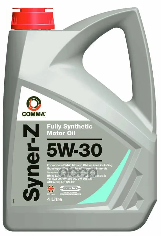 COMMA Comma 5w30 Syner-Z (4l)_масло Моторное! Acea C3 Api Sn/Cf Bmw Ll-04 Vw 505.01 Mb 229.31(51) Dexos 2 |