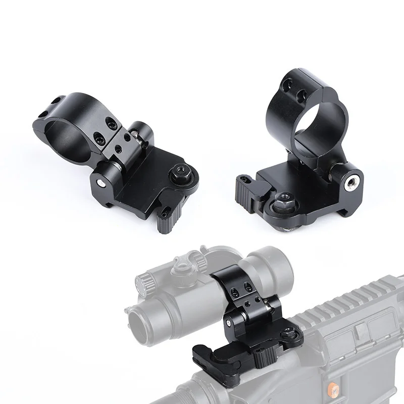 Airsoft Sight base Flip to Side QD Mount Red Dot Fit Picatinny Rail