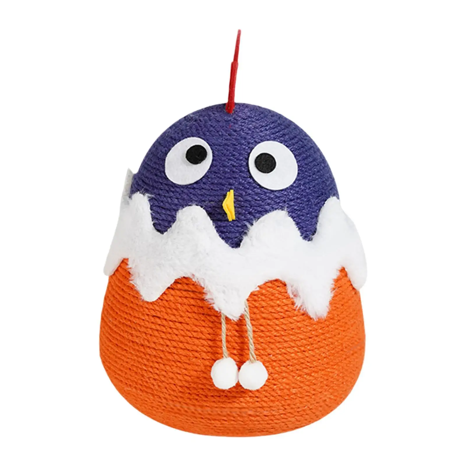 Sisal Cat Scratcher Toy Stable Furniture Protector Interactive Toy Cat Scratching Ball Toy for Kitty Rabbits Bunny Indoor Cat
