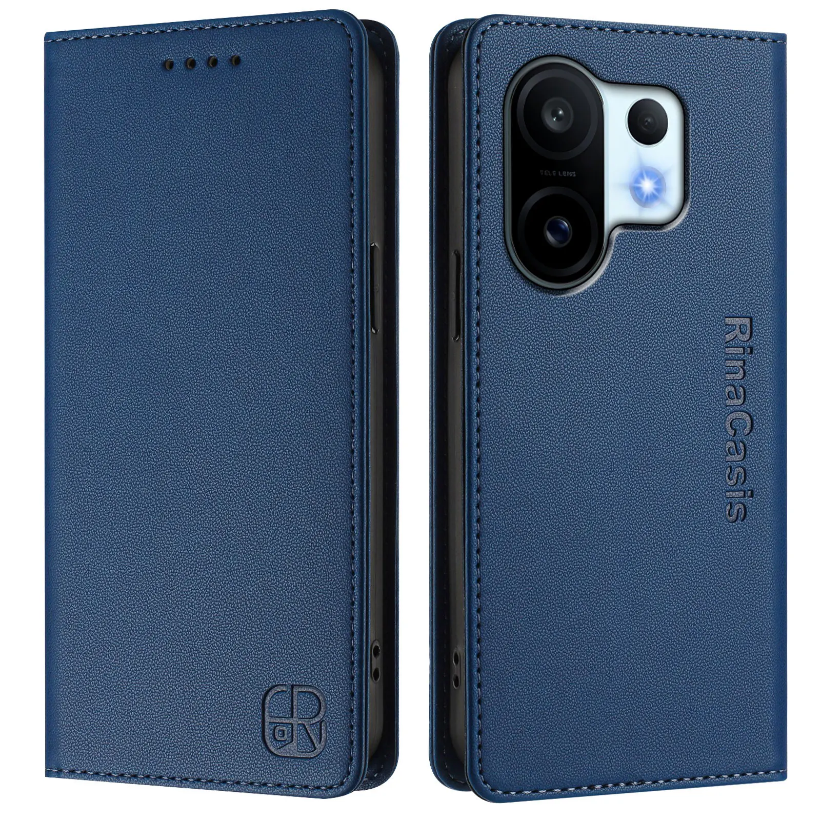 Stylish PU Leather Flip Wallet Phone Cover – Premium Protective Back Case