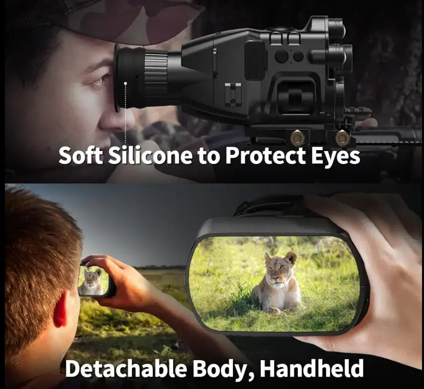 Henbaker Night Vision Moncular CY789 24x30 Night Vision Riflescope Wifi 1080P HD 850nm 940nm Infrared Camera Hunting NV Recorder monocular night vision telescope night vision scope adapter