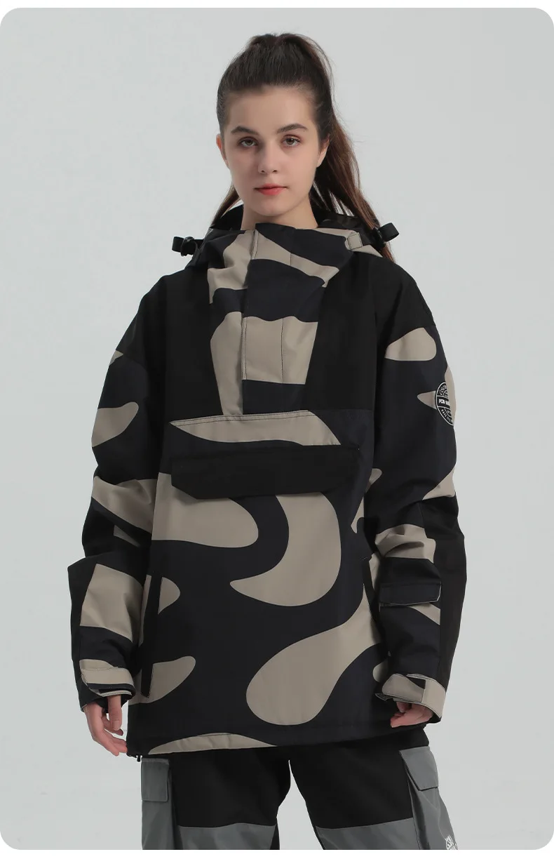 Snowboard Jacket Black Camo Womens Jacket Snowboard Jacket Camo