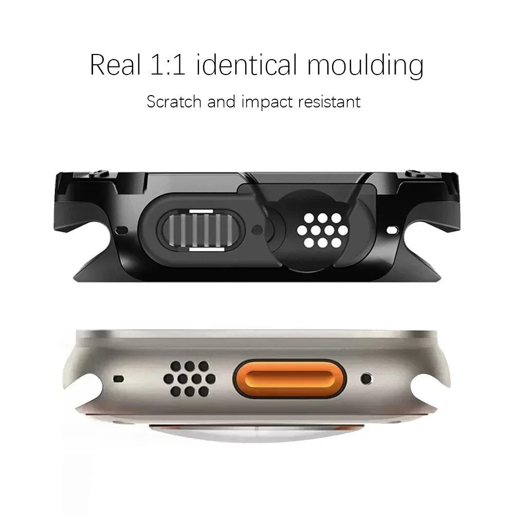 Premium Dual-Layer 2-in-1 Protective Apple Watch Case and Bumper Cover