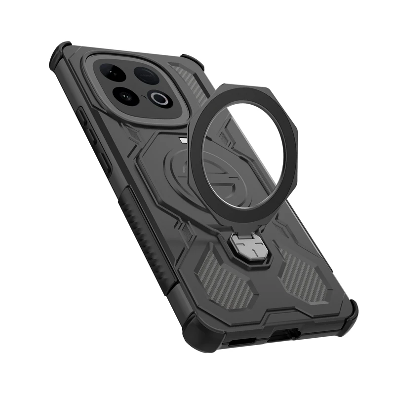 Vivo iQOO Z10 Turbo用 マグネット式ワイヤレス充電対応 ケース