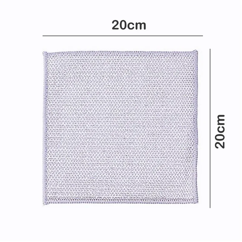 Multipurpose Wire Dishwashing Rags for Wet and Dry, 2023 New  Multifunctional Non Scratch Metal Wire Dishcloth, Reusable Premium Metal  Scrubbing Pads