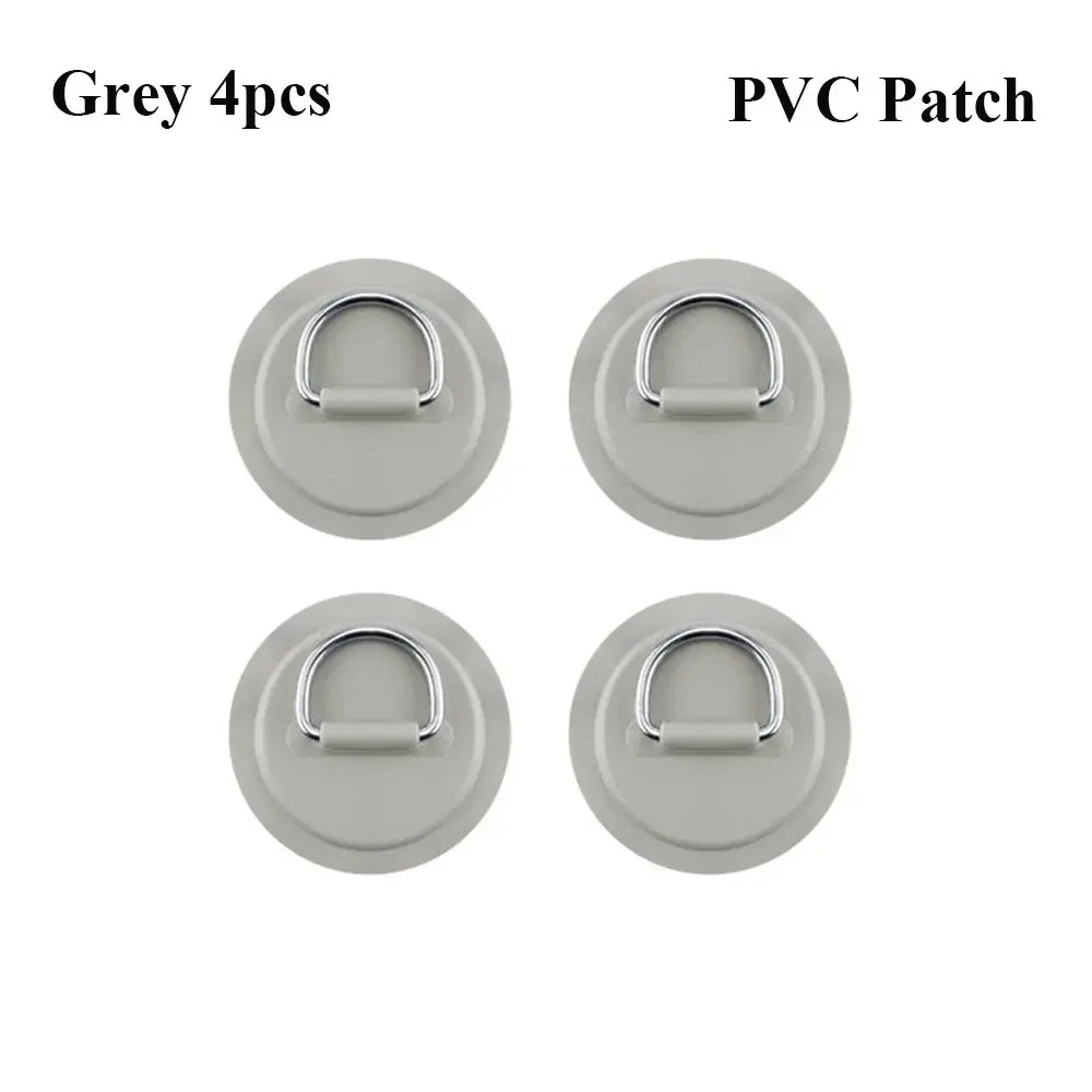 Surfboard Dinghy PVC Patch with Stainless Steel D-Ring and Bungee Rope Kit