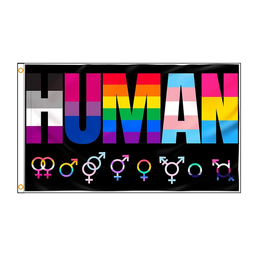 

90x15 0 см Φ Pride Love is Love Flag Human Banner