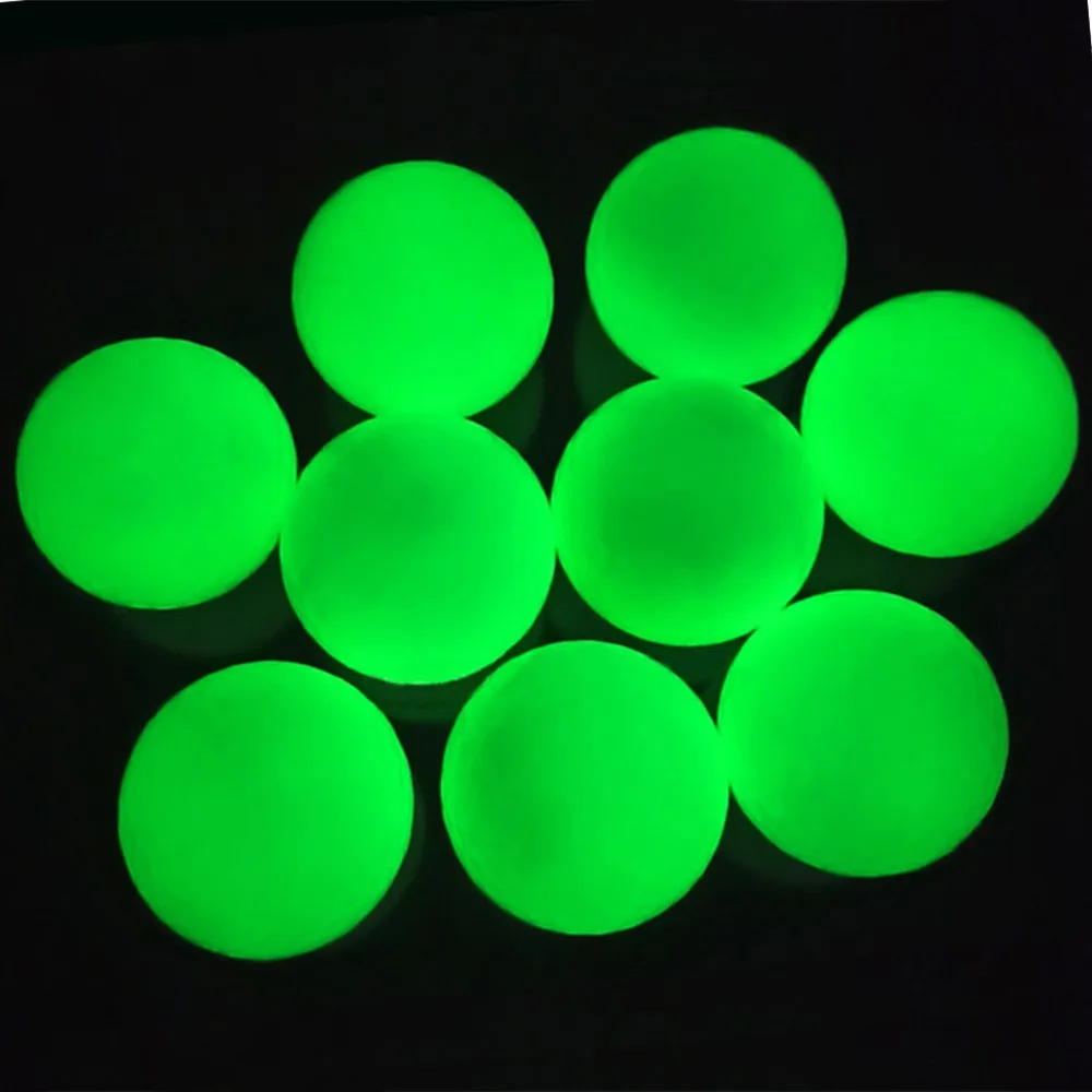 Golf Balls 3PCS Colorful and Durable Light up Glow Golf Ball for Training Environmentally Friendly Night Golf Ball Fluorescent