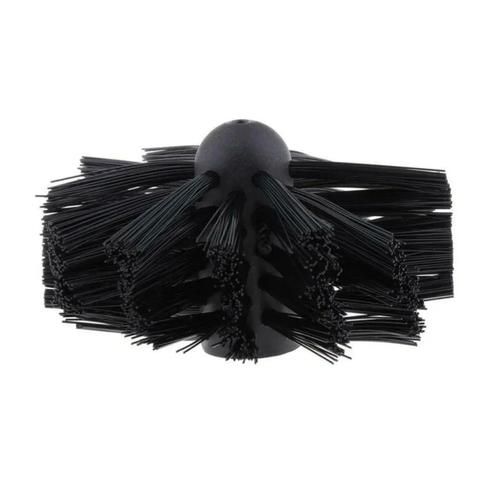 100/150mm Chimney Brush Dryer Vent Cleaning Brush Chimney Lint Remover Bristle Head Nylon For Cleaning Dryer Duct Pipe pipe cleaner brush