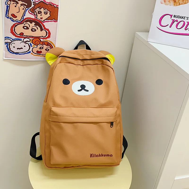 ตัวเลือกสินค้า กระเป๋าเป้หมีริลัคคุมะลายการ์ตูน น่ารัก สะพายสบาย