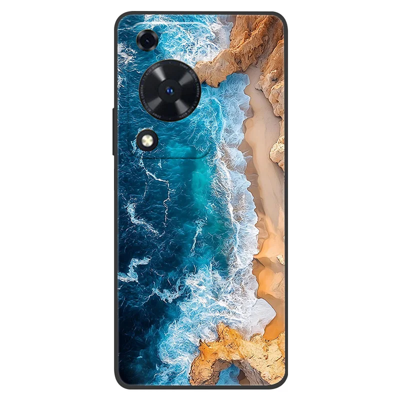 Marble Soft Matte Silicone Back Cover – Full Coverage Phone Shell