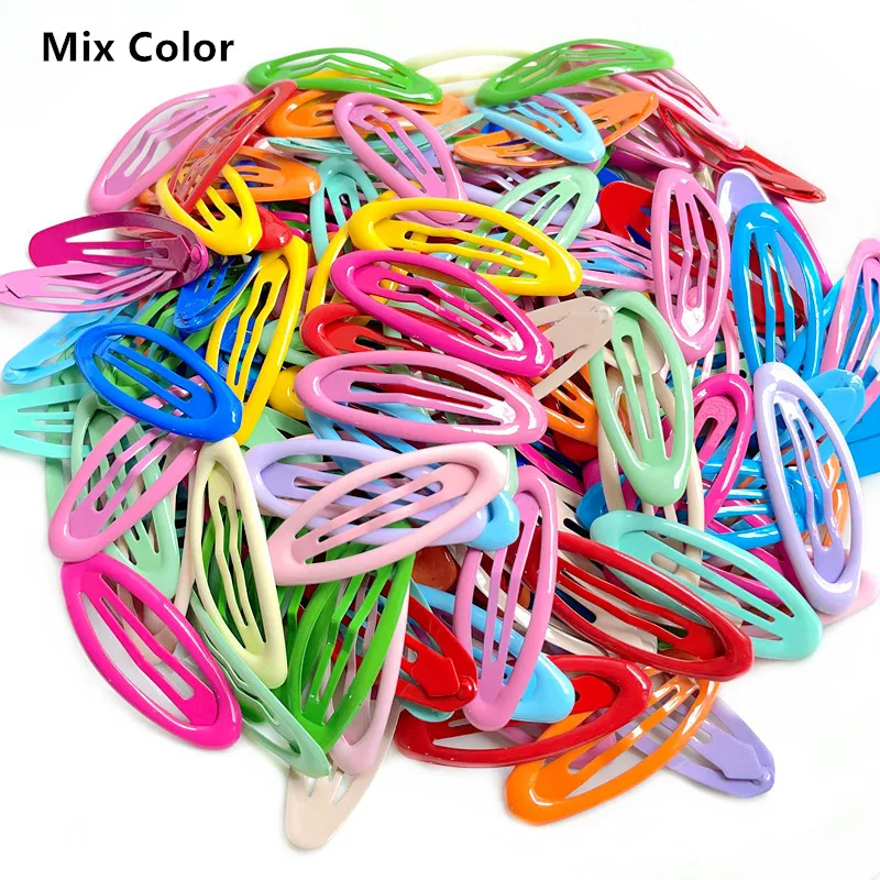 10/20pcs 5cm Girls Hairpins Candy Color Metal Ellipse BB Hairclip For DIY  Kids Hair Clip Jewelry Making Hair Accessories - AliExpress