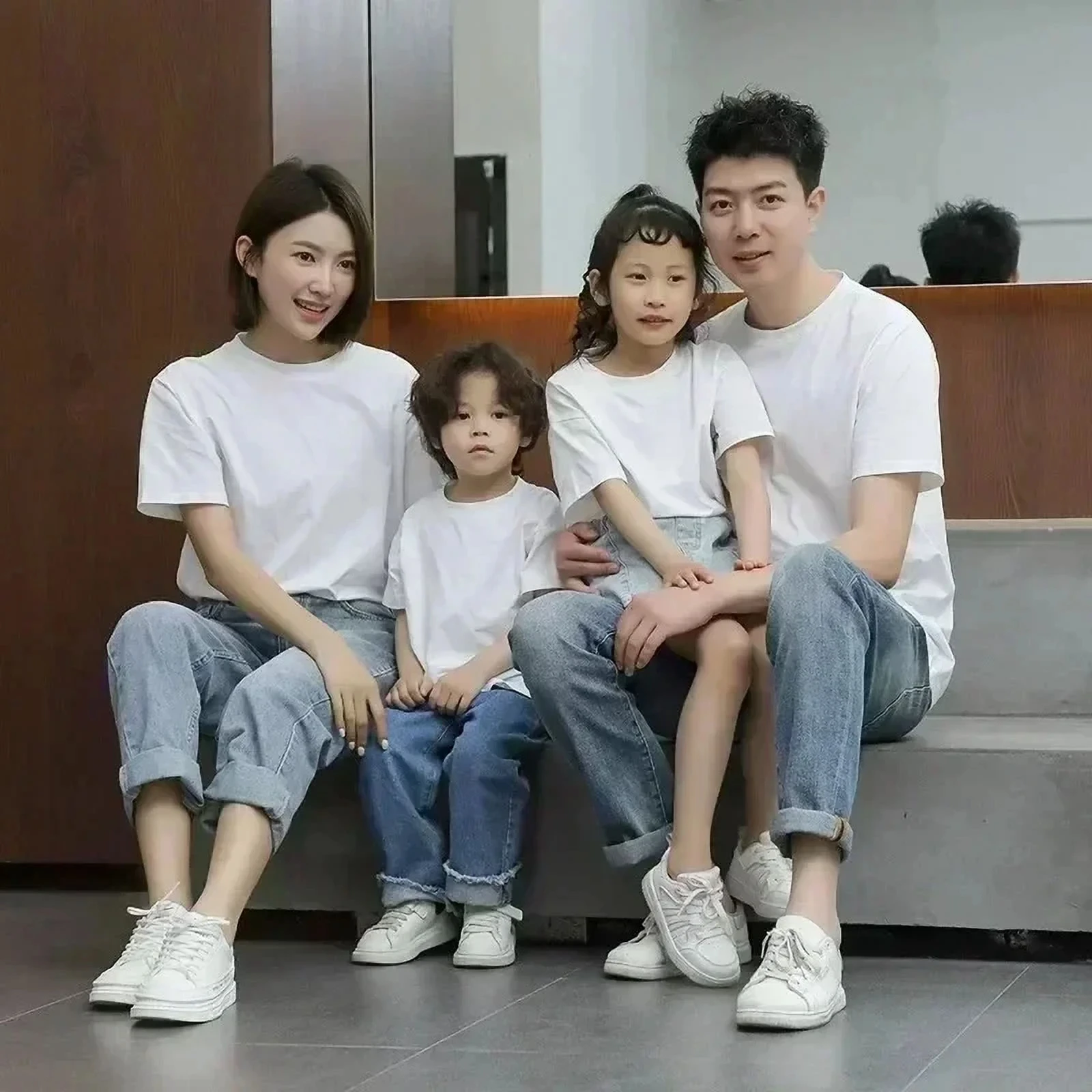 2026 여름 헬로키티 오버사이즈 티셔츠 고품질 100% 면 아이 러브 헬로키티 프린트 유니섹스 레트로 캐주얼 성인 아동용