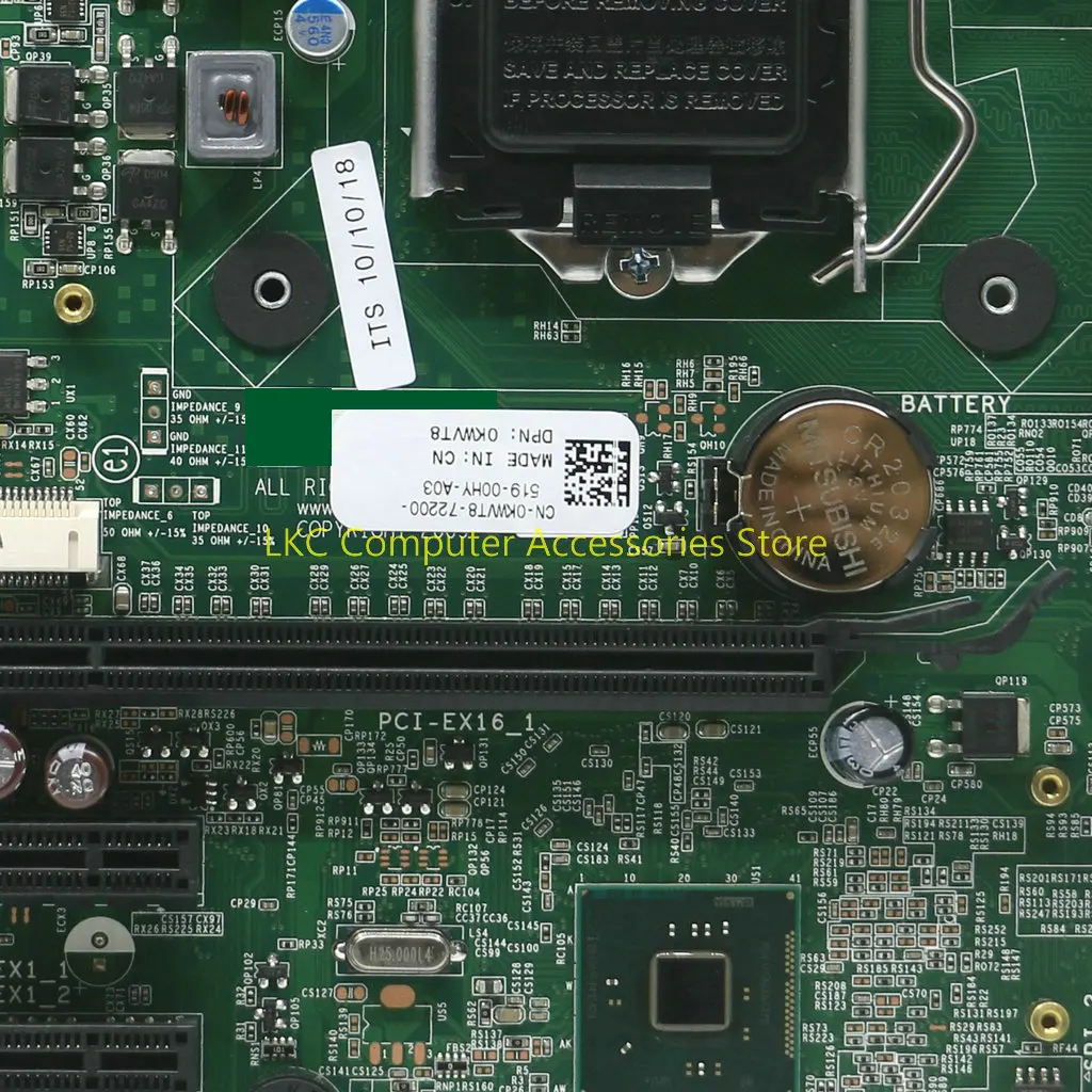 Placa-mãe para Dell Xps 8700 Xps8700 Kwvt8 0kwvt8 Cn0kwvt8 Lga1150 Ddr3 Z87 Dz87m01 100 Testado - Imagem 3