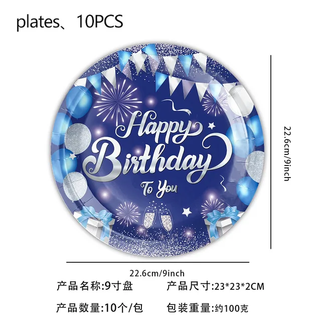 Set Stoviglie Per Feste Gb Party Da 52 Pezzi - Tovaglia, Piatti, Tazze, Tovaglioli E Striscione Compleanno, Tema Lilo &amp; Stitch