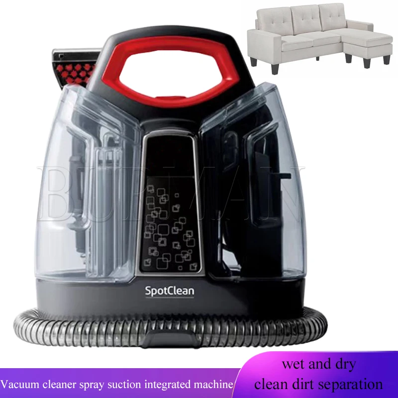 Handheld Carpet Cleaner Machine Fabric Sofa Cleaning Machine Dry and Wet  Use Spray Suction Integrated Vacuum Cleaner - AliExpress