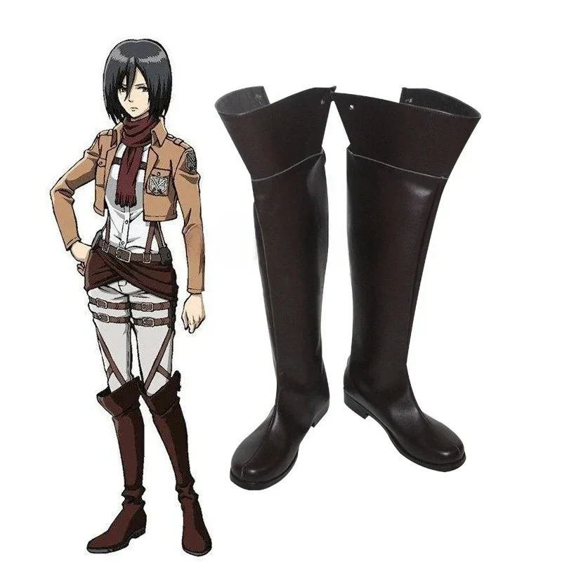 Attack on Titan Eren Jaeger Custom Cosplay Boots