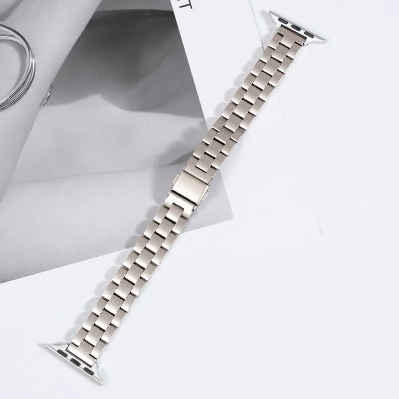 ตัวเลือกสินค้า สร้อยข้อมือสแตนเลสสตีล สำหรับ Apple Watch ทุกขนาด