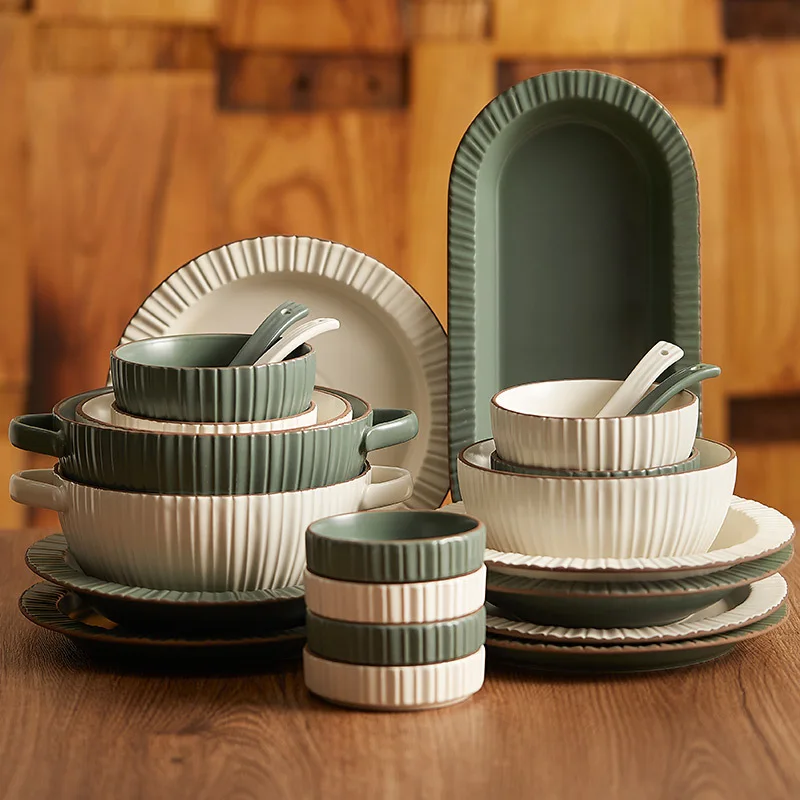 Ceramics Dishes Dinnerware Set, Dishes Plates Sets Nordic