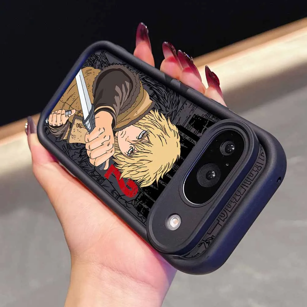 VINLAND SAGA Anime Eye Ladder Lanyard Soft TPU Silicone Phone Case
