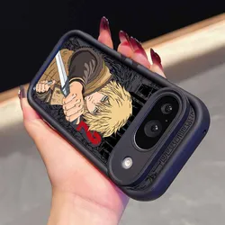 VINLAND SAGA Anime Eye Ladder Lanyard Soft TPU Silicone Phone Case - Pixel 9 ProXL 5G (EH01 - JTH)