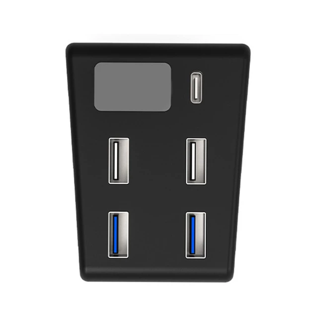 5 Port Usb Hub Splitter Compatible With Ps5