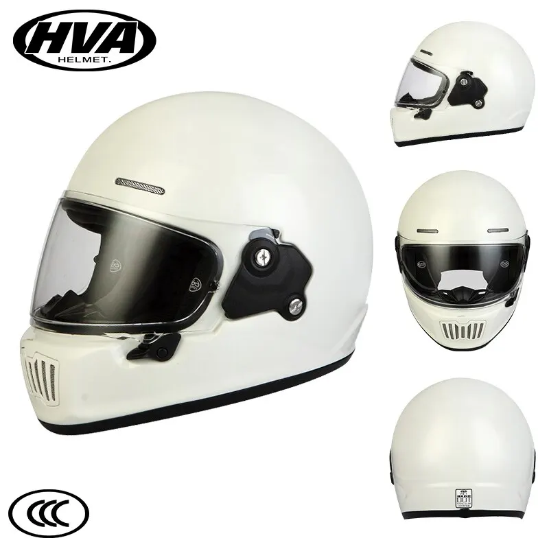 thumbnail image 1 of Casco retro para motocicleta, casco integral para hombre y mujer, para las cuatro estaciones, con personalidad universal, para motocicleta Harley Cruise, certificación DOT, 1 of 5