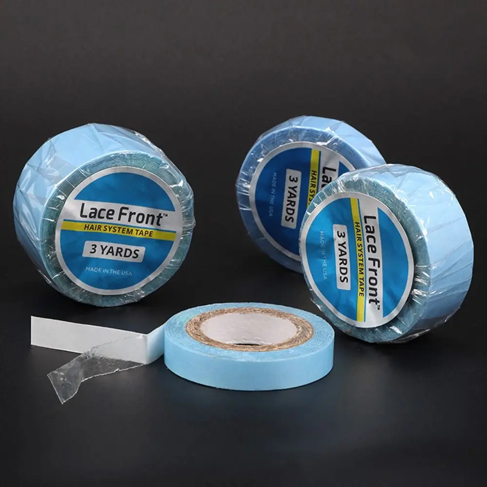 Double-Sided Wig Tape Waterproof Ultra Hold Hair System Tape Strong Adhesive 3Yards/Roll hair extension glue stick hair extension glue