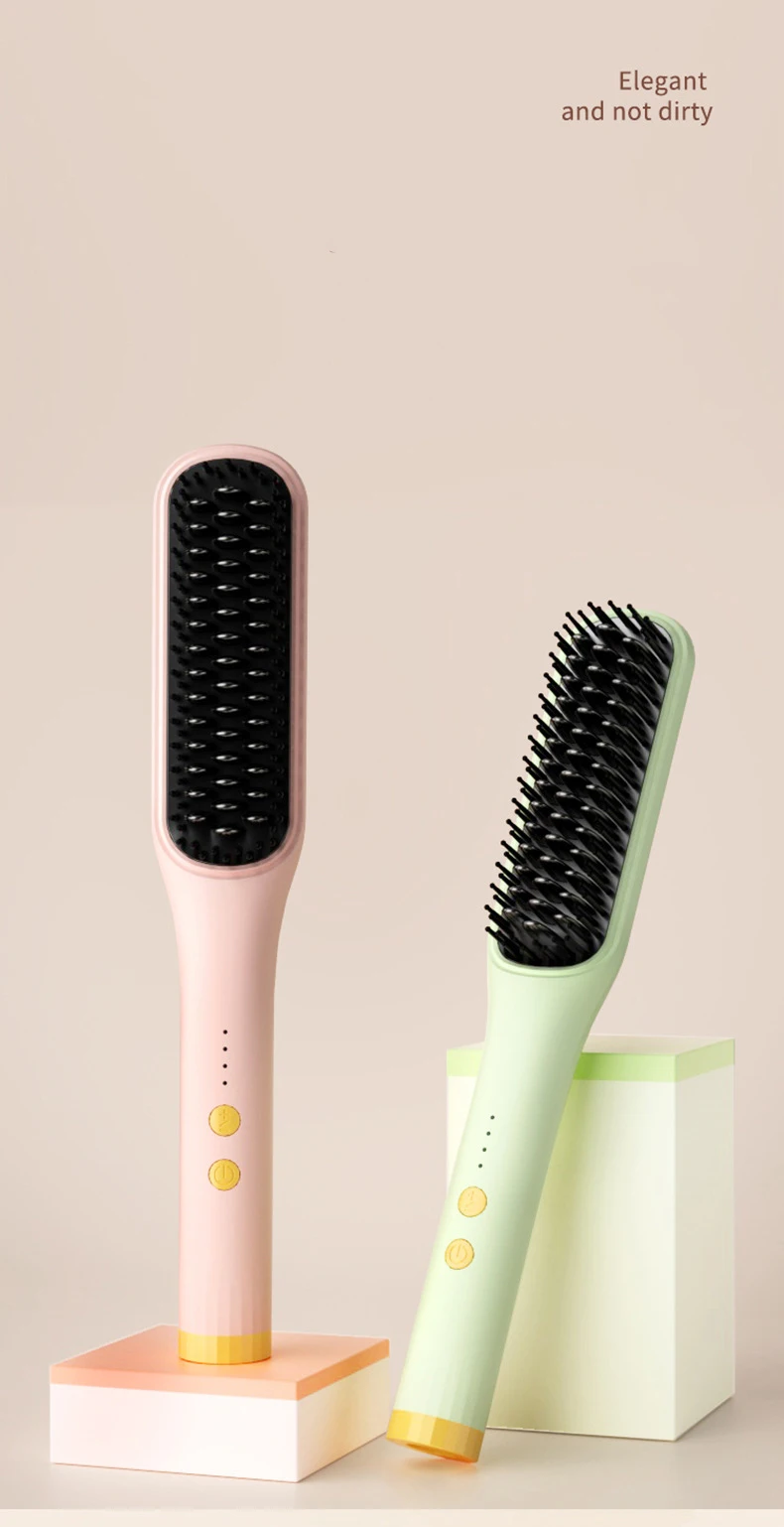 Straight hair comb, straight hair magic device, LCD screen, negative ion lazy straight stick, household electric comb