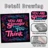 Adult Picture Book: Positive Affirmation Coloring and Doodle Art Journal - 24 Thick Pages for Creative Relaxation 4