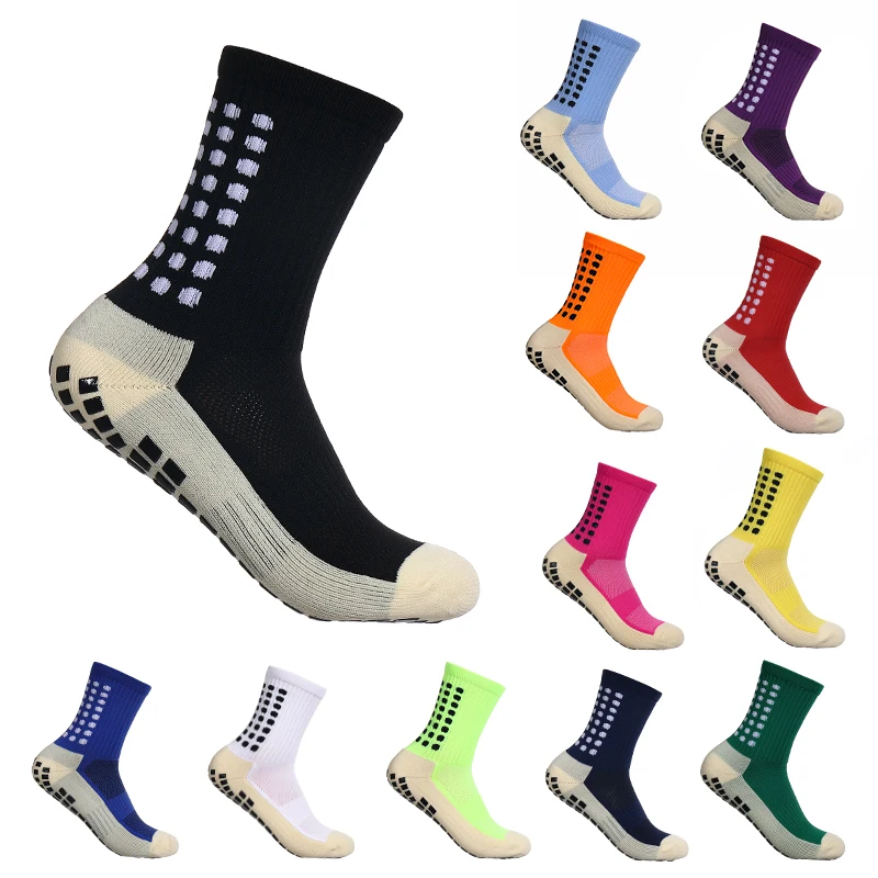 

Non-slip Sports Womens Football Silicone Socks Socks New Mens 12Pair Bottom Soccer Socks Rugby Tennis Volleyball Badminton Socks