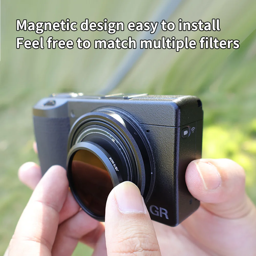 Suitable for Ricoh GR3X magnetic filter UV protection CPL polarized portrait black soft beauty filter star accessories 5