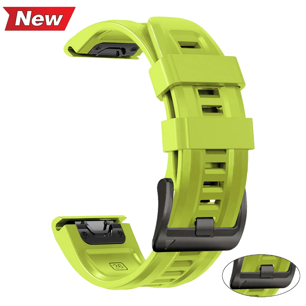 Enhanced Silicone Sports Bracelet with QuickFit Technology