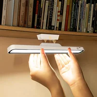 LED Desk Lamp USB Rechargeable Light Stepless Dimming Table Lamp Hanging Magnetic Bedroom Table Reading Rechargeable Night Light 1