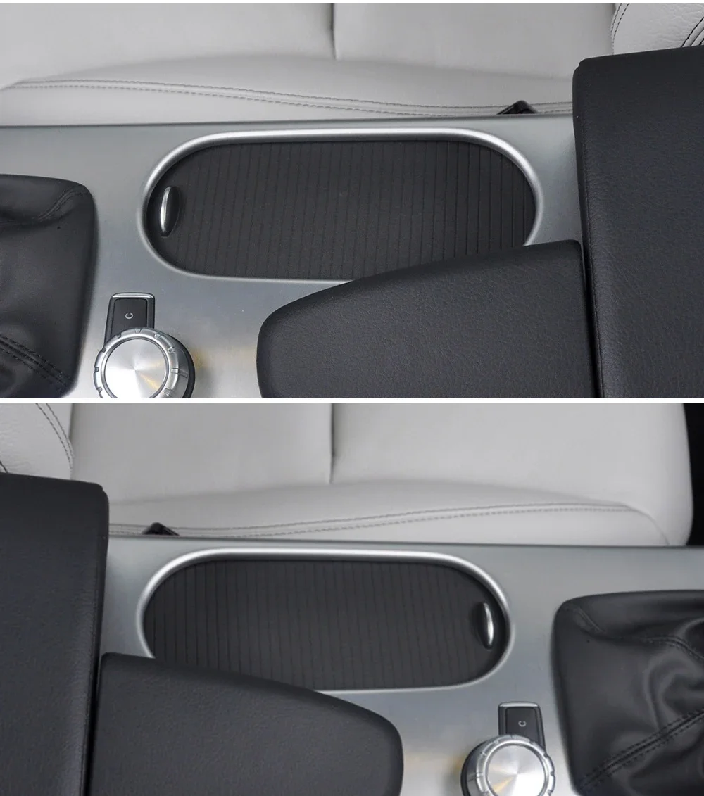 W172 Wasser becher Roller Getränke halter für Mercedes Benz Slk SLC Auto Zentral steuerung Armlehne Vorhang Mittel konsole Abdeckung Schieber – Detail 7