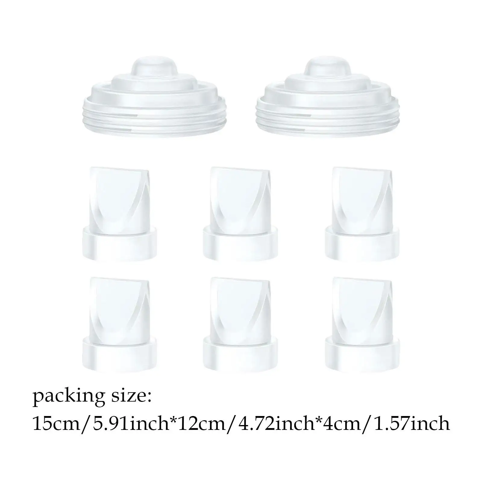 Diaphragm and Duckbill Valves Backflow Protector for M5 Wearable Breastpump
