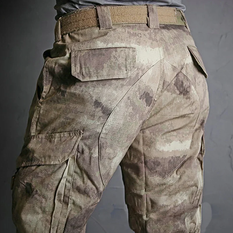Emersongear 전술 훈련 바지 Gen 3 전투 남성 카고 바지 스포츠 야외 Airsoft 사냥 캠핑 하이킹 사이클링 AT